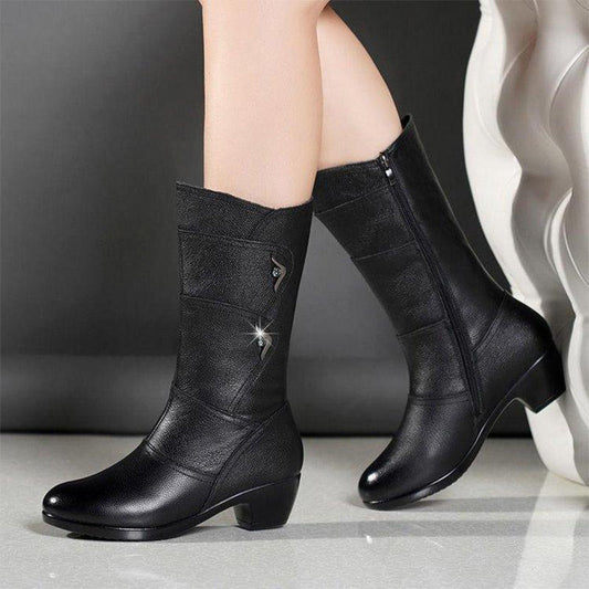 Eloise high boots with easy pull-on zip (New Collection)