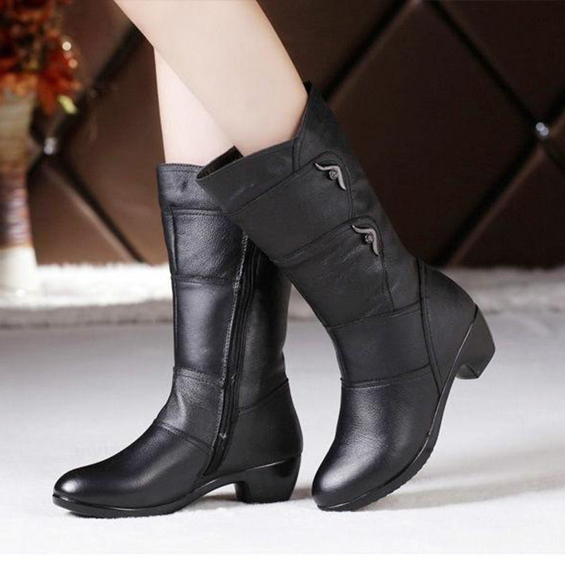 Eloise high boots with easy pull-on zip (New Collection)