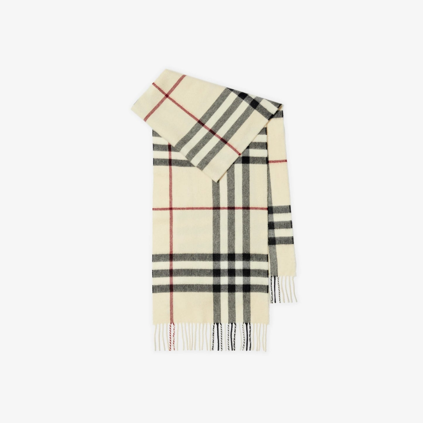 Check Cashmere Scarf