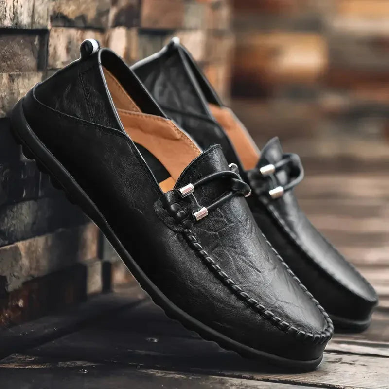 Gentlemen's Choice Split Leather Loafer