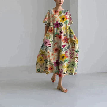 Lourdes™ | Dress With Floral Pattern