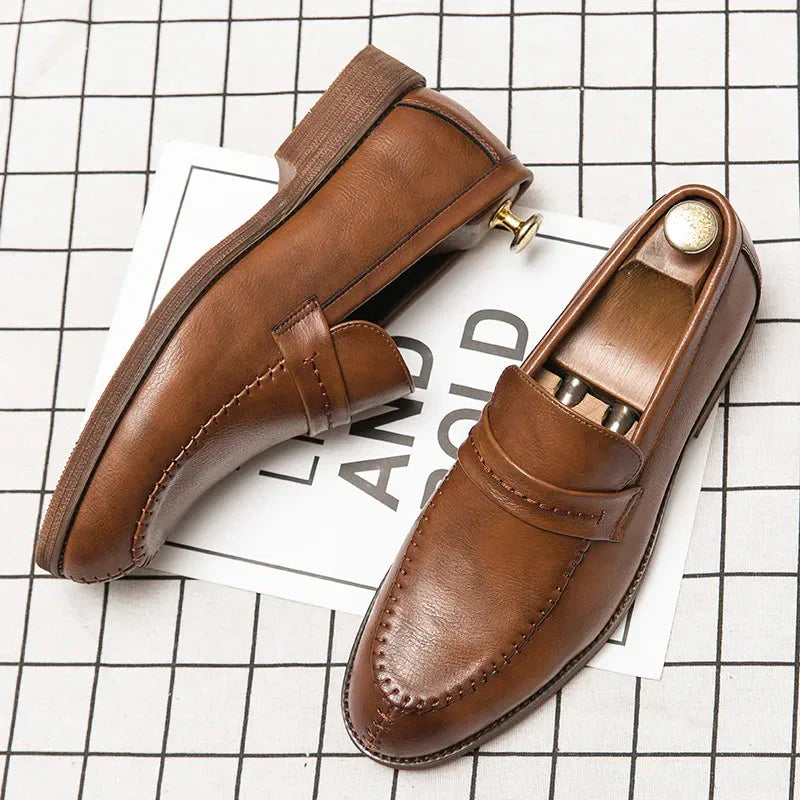 DanRidge Genuine Leather Loafers