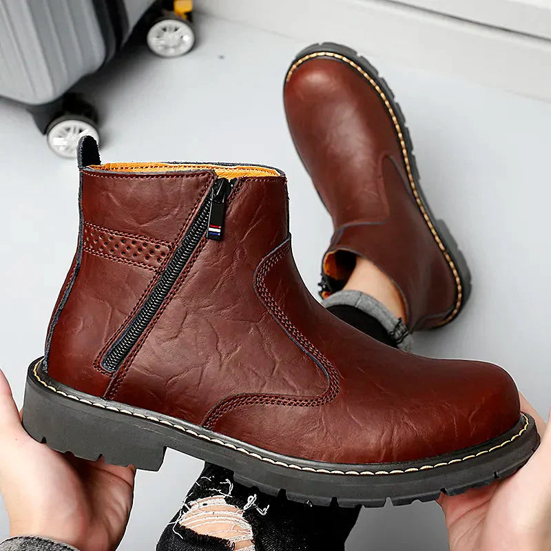 Rugged Rider Biker Boots