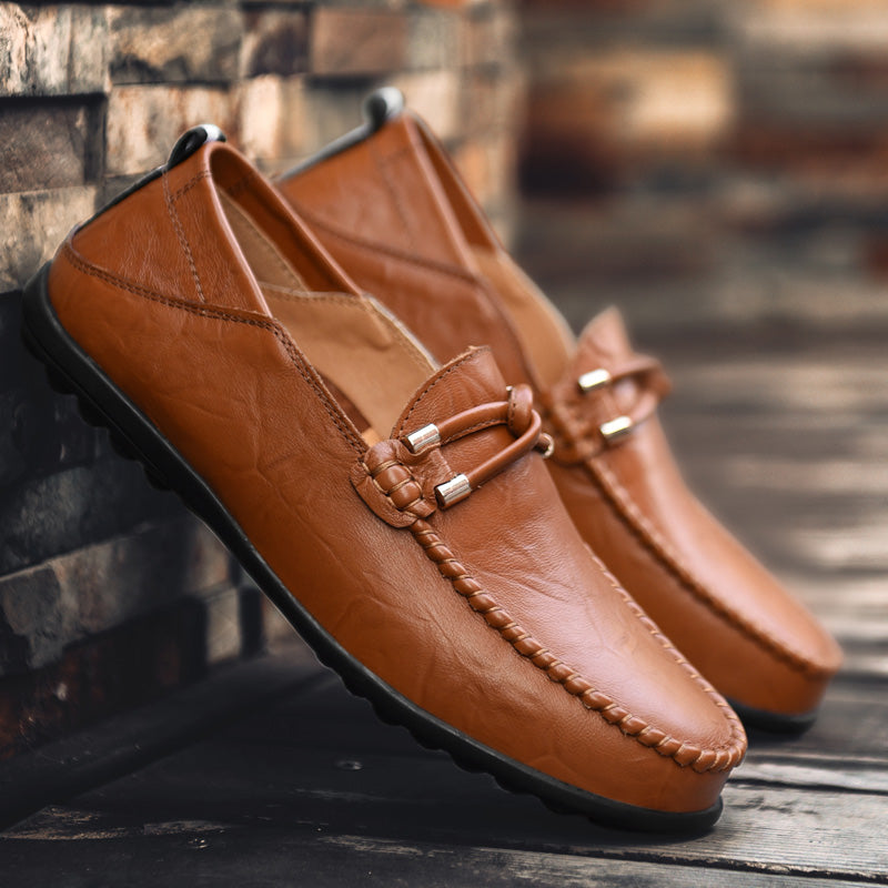 Gentlemen's Choice Split Leather Loafer